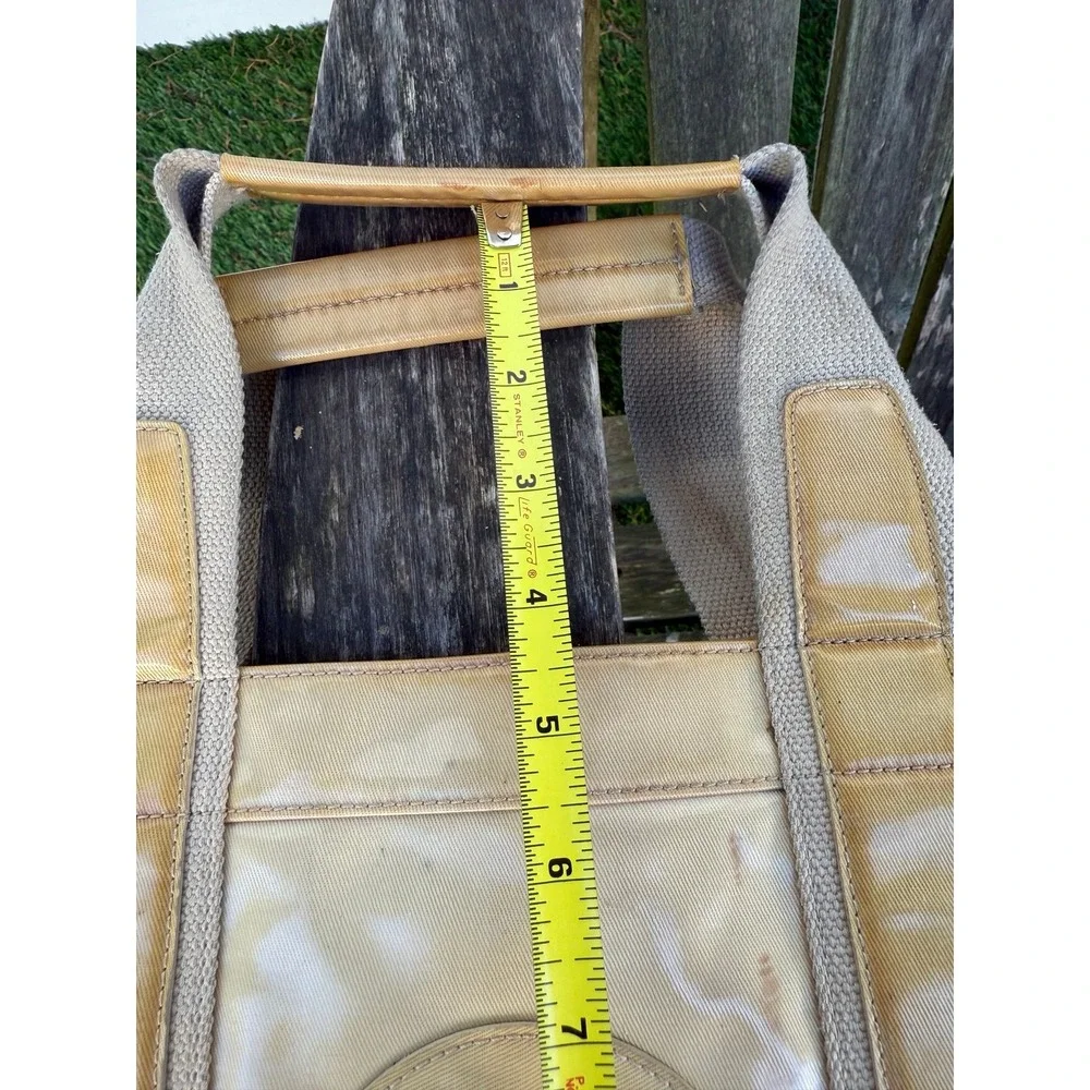 Tory Burch Coated‎ Twill Mini Tory Tote SEE PHOTOS. W
